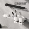 Двойной стеклянный стакан с настенным держателем AM.PM Inspire V2.0 Черный / A50A343422