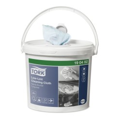 Протирочная бумага в диспенсере ведерке TORK 200 листов W10 / 190492