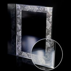 Klimi 46816 Зеркало с перфорированным серебряным узором