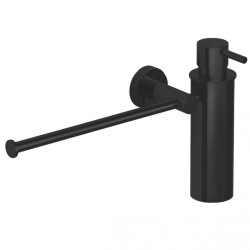 Полотенцедержатель с дозатором 0.15 л COLOMBO DESIGN PLUS настенный металл черный / W4975.NM