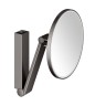 Зеркало косметическое с подсветкой Keuco iLook_move Титан черный матовый / 17612359004