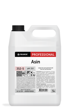 Средство на основе фруктовой кислоты Pro-Brite 352 ASIN / для деликатной чистки сантехники
