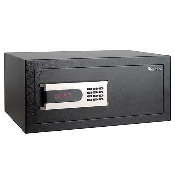 Встраиваемый электронный сейф HCS для гостиницы 22x49x35 см Черный / 5HL