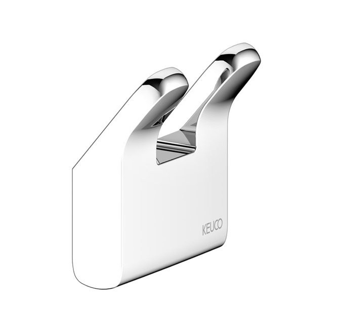 Крючок для полотенца Keuco Moll двойной латунь Хром / 12713010000