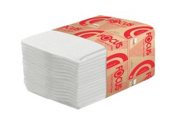 Салфетки бумажные Focus Premium V-слож 2 сл 200л (пач.) / 5083738