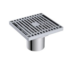 Трап канализационный прямой Diadonna 100х100 мм металл хром / DS43-100