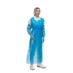 Фартук HACCPER Evatex, 100 мкм, 1500х830мм (1 шт.) Синий / 730115