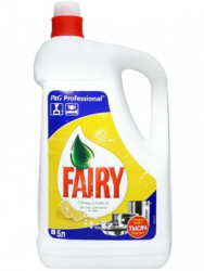 Fairy "Сочный лимон"  средство для мытья посуды 5 л
