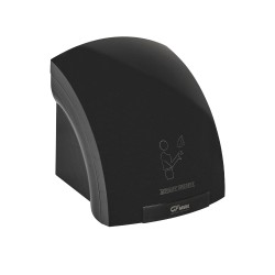 Сушилка для рук GFmark 1800Вт 15 м/с пластик черный / 6903-B