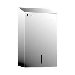 Диспенсер для бумажных полотенец в листах V-сл. MERIDA STELLA R СЛИМ металлический, объем 2 пач., Хром /  ASP103.R