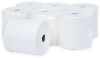 Бумажные полотенца в рулонах Klimi 0110A / 1 слой / 170 м (рул.)