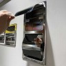Держатель туалетной бумаги встраиваемый горизонтальный WisePro на 2 рулона металл хром / 79-27