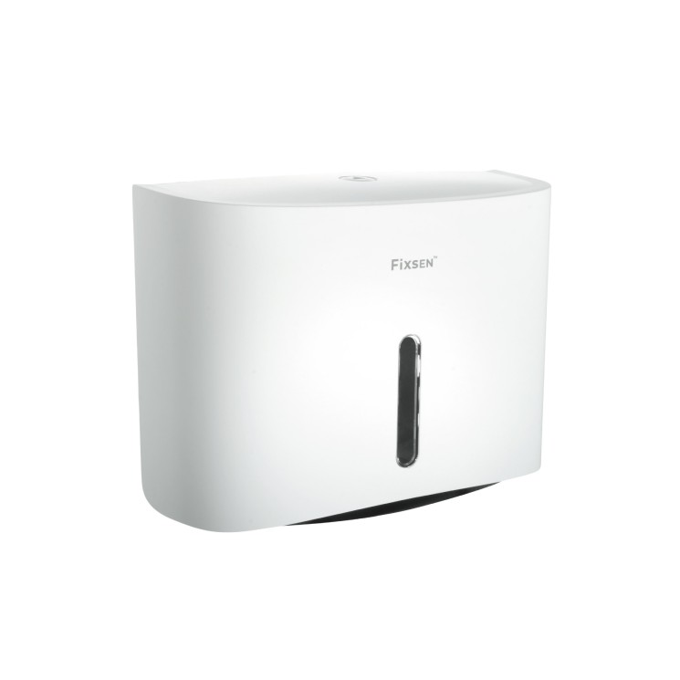 Диспенсер бумажных полотенец Fixsen Hotel пластик Белый / FX-31027D