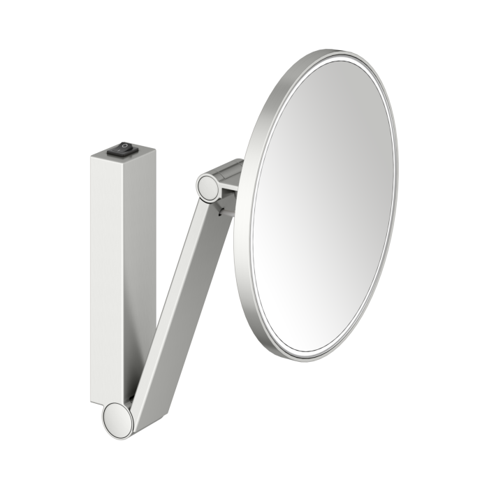 Зеркало косметическое с подсветкой Keuco iLook_move Матовая сталь / 17612079004