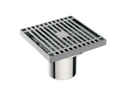 Трап канализационный прямой Diadonna 100х100 мм металл серый графит / DS43-100QH