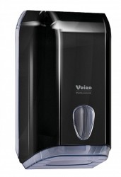 Диспенсер для листовой туалетной бумаги Veiro Professional L-ONE пластик черный / A62013
