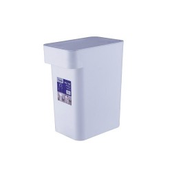 Урна для мусора POTATO без крышки пластик серая 8 л / P417-8G