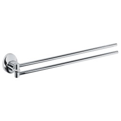 Полотенцедержатель рога двойной Fixsen Europa Хром / FX-21802A