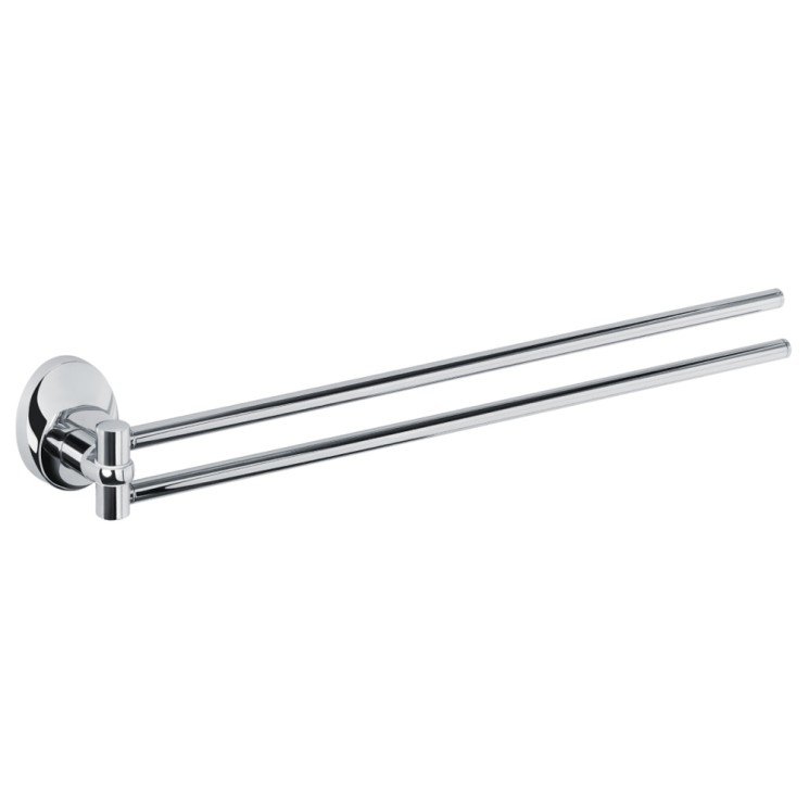 Полотенцедержатель рога двойной Fixsen Europa Хром / FX-21802A