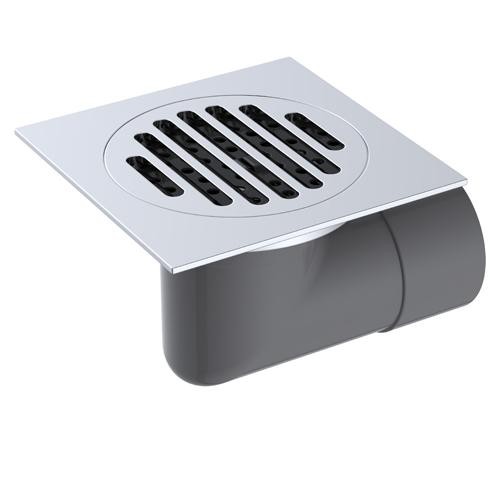 Трап канализационный угловой Diadonna 100х100 мм металл хром / DS48-100