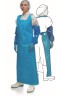 Фартук HACCPER Evatex DUO (двусторонний) 1500х830 мм, 100 мкм (30 шт.) Белый | синий / 200110
