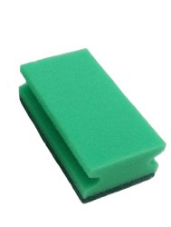 Губка для клининга Klimi фреза 130х70х45 мм зеленая (шт.) / 1307045