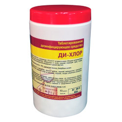 Klimi 1041408 Ди-хлор дезинфицирующее средство в таблетках / 300 таб. 1 кг (упак.)