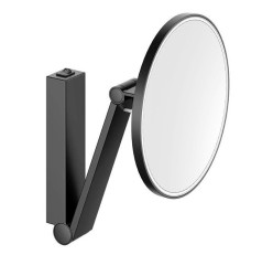 Зеркало косметическое с подсветкой Keuco iLook_move Хром черный матовый / 17612139004