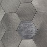 Мозаика самоклеящаяся KRAFTTE из композитного алюминия 281 х 290 мм, Графит / AS004-B2
