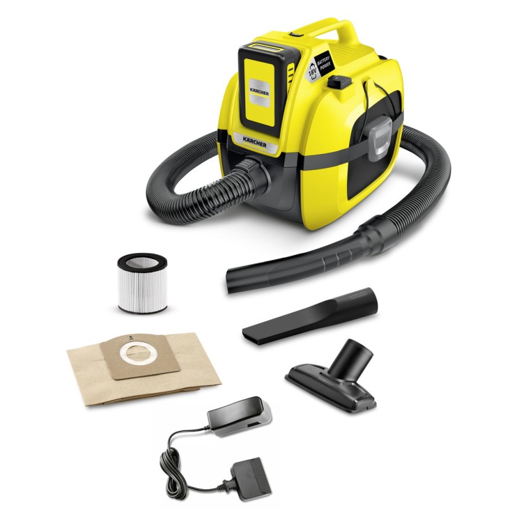 Хозяйственный пылесос KARCHER WD 1 COMPACT BATTERY SET / 1.198-301  