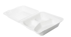 Бокс 3-секционный 225x201x85 мм Duni Meal 325/70/60мл 50 штук (упак) / 182544