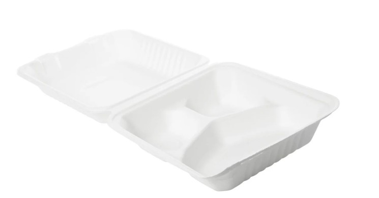 Бокс 3-секционный 225x201x85 мм Duni Meal 325/70/60мл 50 штук (упак) / 182544