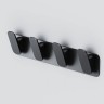 4 крючка для полотенец на планке AM.PM Inspire 2.0 Черный / A50A35922