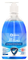 Grass 126705 Антибактериальное жидкое мыло Milana "Original" с дозатором / 0,5 л