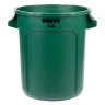 Контейнер для мусора Rubbermaid BRUTE 37,9 л с вентиляционной системой Зеленый / FG261000DGRN