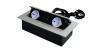 Встраиваемый удлинитель SETE 2 гнезда, 1 USB, 1 type C, с кабелем, серый / SBT-2UCT-80