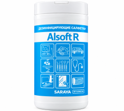 Дезинфицирующие салфетки Saraya Alsoft R 80 шт. / 67023