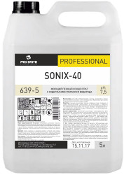 Моющий концентрат Pro-Brite 639-5 SONIX-40 / с содержанием перекиси водорода / 5 л