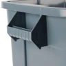 Контейнер прямоугольный с крышкой Rubbermaid BRUTE 77,5 л Серый / FG9S3100GRAY