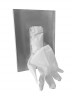 Настенный держатель для перчаток односекционный металл Klimi D-001