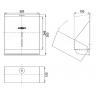 Диспенсер для бумажных полотенец NOFER матовая сталь / 04005.S