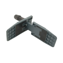 Держатель мопа / Флаундер 40х11 см Klimi D-60 пластик, крепление карман Серый / 884512