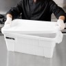 Контейнер прямоугольный с крышкой Rubbermaid BRUTE 53 л Белый / FG9S3000WHT