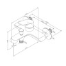 Смеситель для ванны и душа AM.PM Func Хром / F8F10000