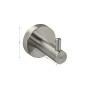 Крючок одинарный GFmark нерж. сталь, с круглым основанием Сатин / 80110