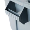 Контейнер прямоугольный с крышкой Rubbermaid BRUTE 53 л Серый / FG9S3000GRAY