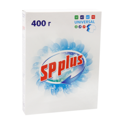 Стиральный порошок SP Plus УНИВЕРСАЛ 400г (24пач/упак) / SP-1010