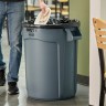 Контейнер для мусора Rubbermaid BRUTE 121,1 л с вентиляционной системой  Серый / FG263200GRAY
