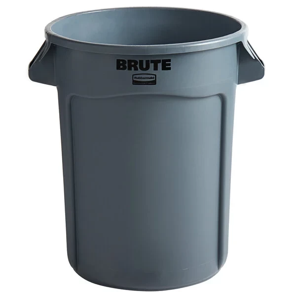 Контейнер для мусора Rubbermaid BRUTE 121,1 л с вентиляционной системой  Серый / FG263200GRAY