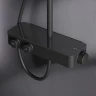 Душевая система AM.PM Inspire 2.0 душевая стойка с тропическим душем и термостатом Черный / F0750A422
